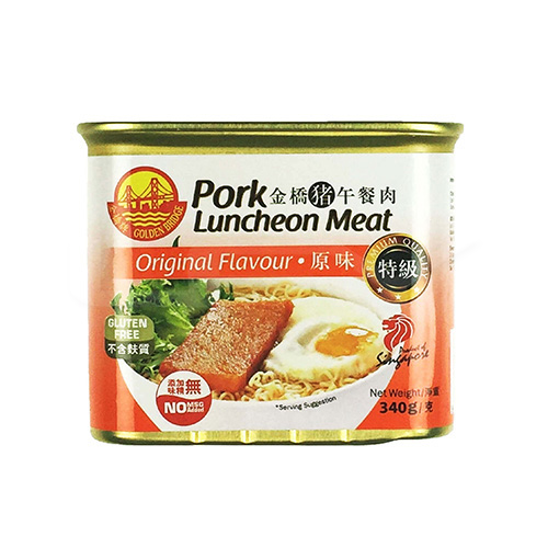 Luncheon Pork Meat Golden Bridge / 新加坡金桥午餐肉 340GM